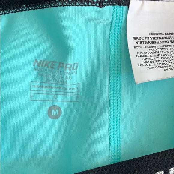 Nike Pro Shorts Light Blue Medium - Picture 4 of 5